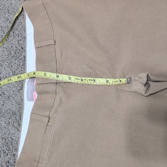 Banana Republic Sloan Dark Beige Skinny Fit Work Pants With Stretch Size 6 - Picture 5 of 9